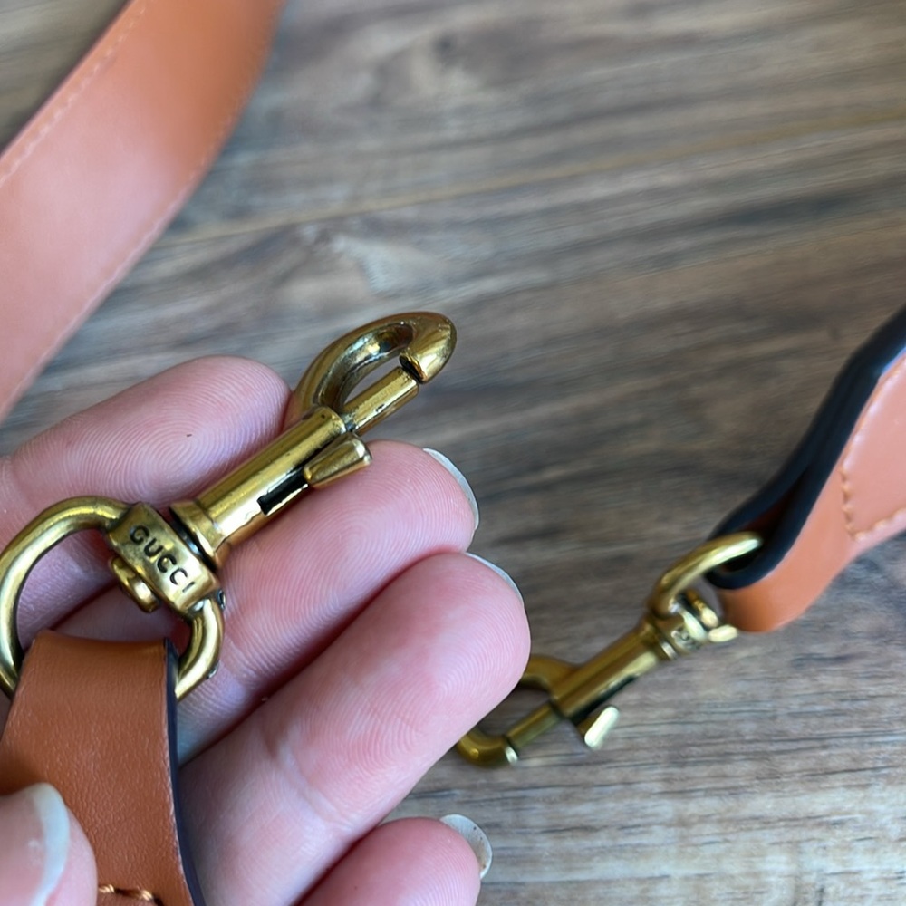 Pre-owned GUCCI Shoulder Strap Brown Leather Ladies GUCCI - Picture 3 of 12